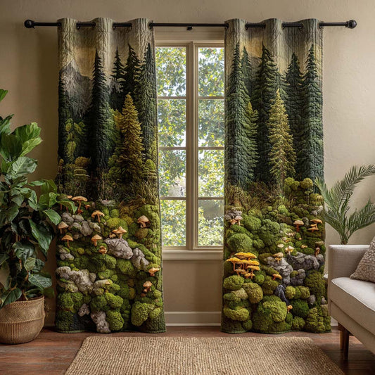 Stonewood Hollow Quilted Curtains NCU0NXD1295