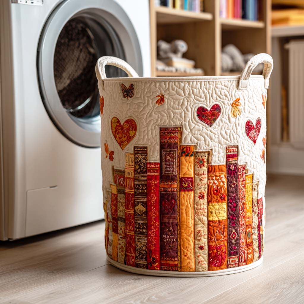 Story Haven Quilted Laundry Basket NCU0NTD128