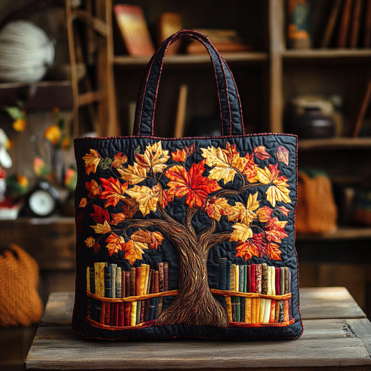 Story Tree Quilted Tote Bag NCU0NTD1292