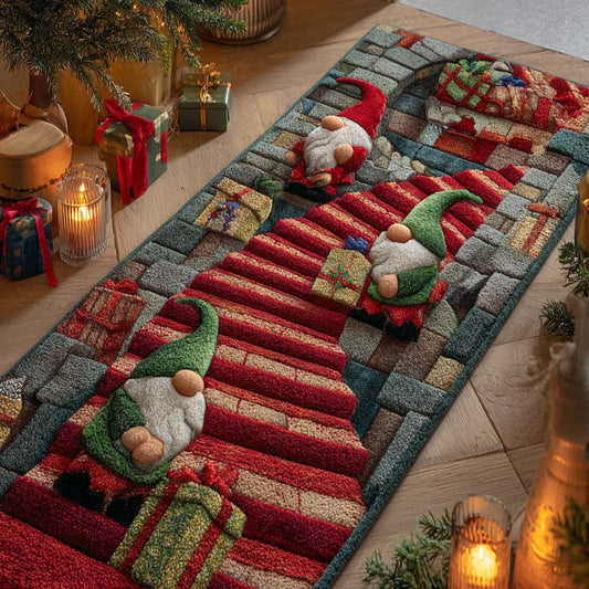 Striped Holiday Lane Runner Carpet NCU0XD1544
