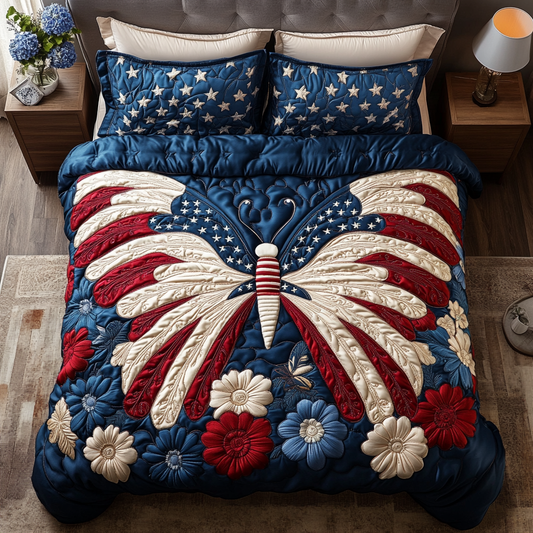 Striped Wings Duvet Cover Set NCU0NVH550