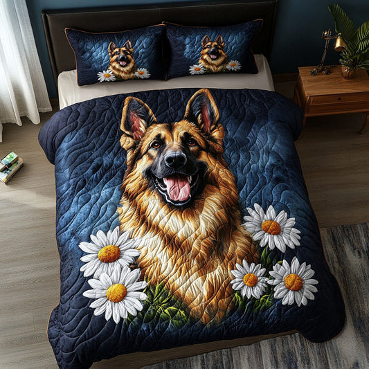 Strong Heart Shepherd 3-Piece Quilted Bedding Set NCU0PTT450