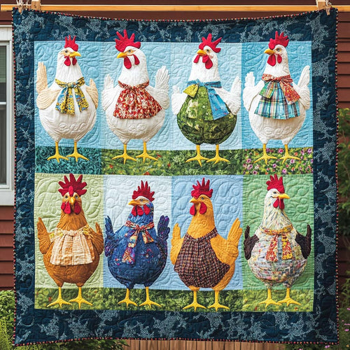 Stylish Poultry Quilted Blanket NCU0NT1039