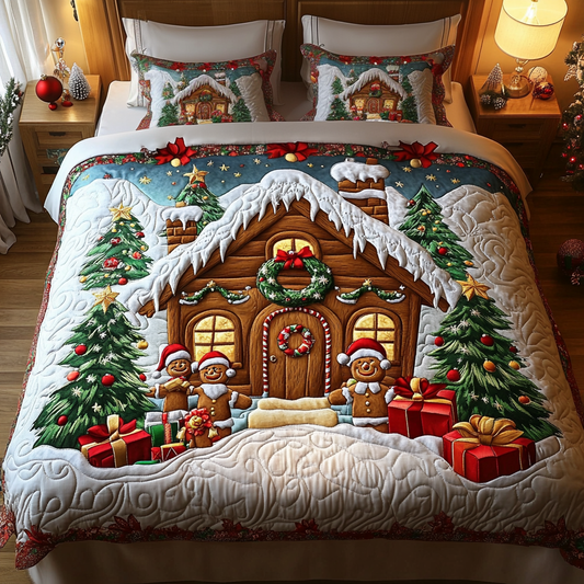 Sugarhouse Snuggle 3-Piece Quilted Bedding Set NCU0VH839