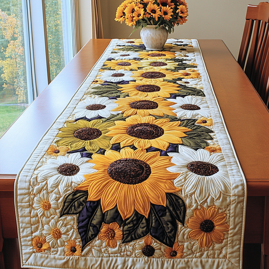 Bloomstone Walk Quilted Table Runner NCU0PLV037