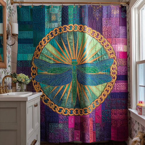 Summer Dragonfly Shower Curtain NCU0NTD1493