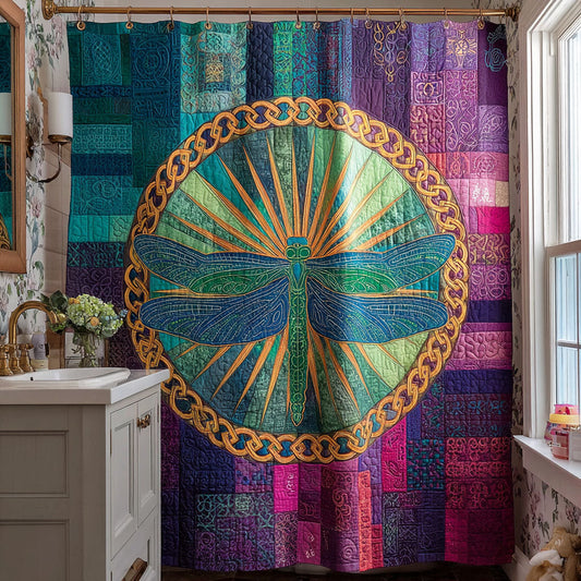 Summer Dragonfly Shower Curtain NCU0NTD1493