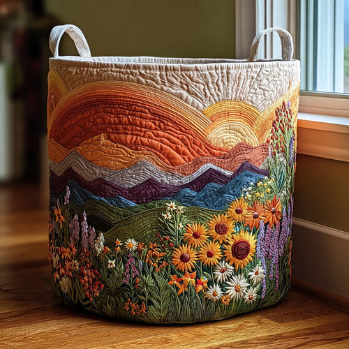 Summer Ridge Quilted Laundry Basket NCU0DDK2020