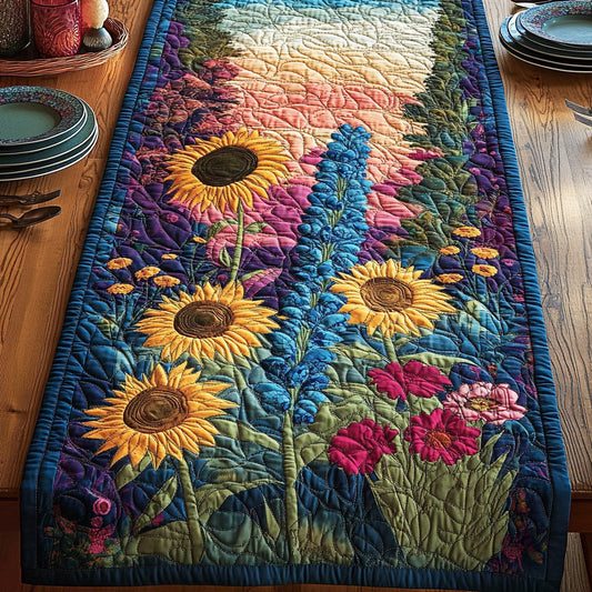 Summer Shine Quilted Table Runner NCU0DV533