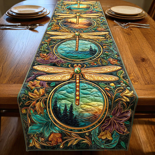 Summer Sky Drift Quilted Table Runner NCU0NTD822