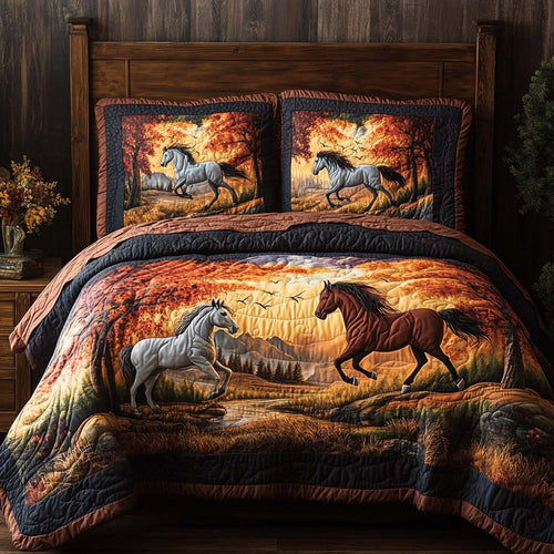 Summit Horse Dreams 3-Piece Quilted Bedding Set NCU0NNL162