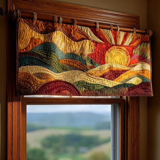 Sun Glow Quilted Valance NCU0PVL372