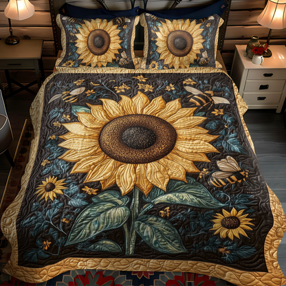 Sun Spark Quilted Bedding Set NCU0VH194