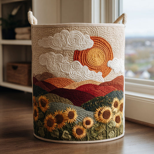 Sun Valley Quilted Laundry Basket NCU0DDK2185