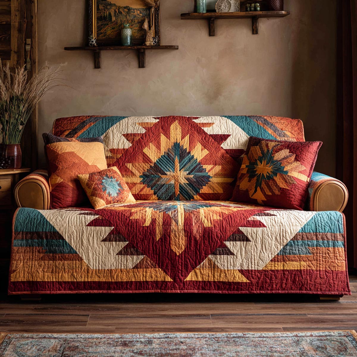 Sun Valley Quilted Sofa Cover NCU0DV1773