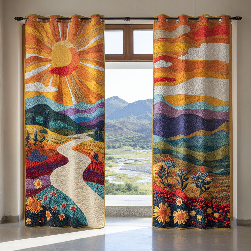 Sunbeam Valley Quilted Curtains NCU0PTT2120