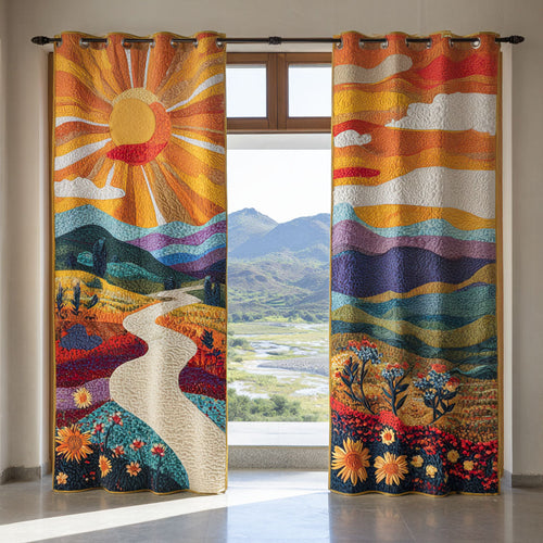 Sunbeam Valley Quilted Curtains NCU0PTT2120