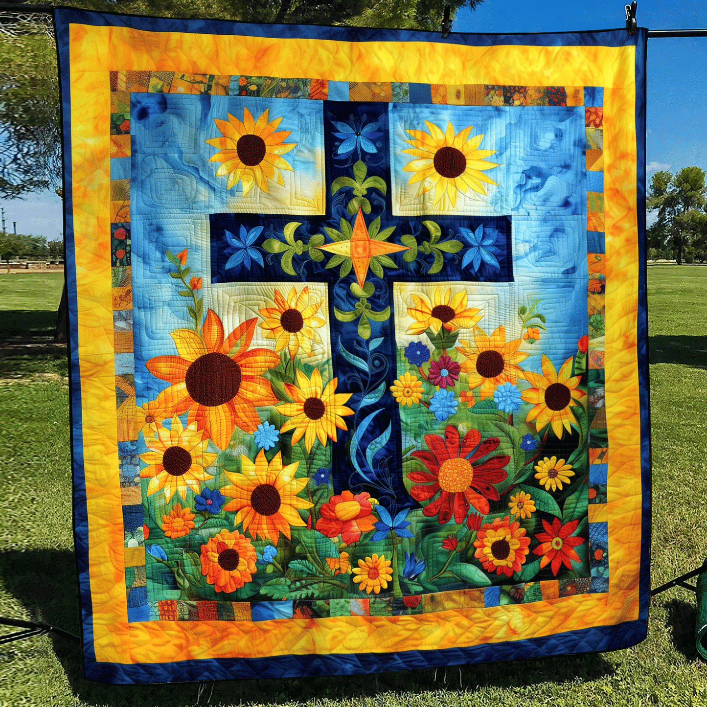 Christian Quilted Blanket NCU0VT16