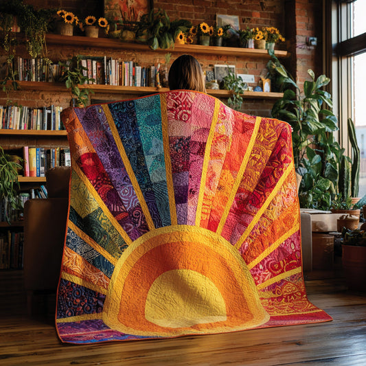 Sunburst Bliss Quilted Blanket NCU0PVL802