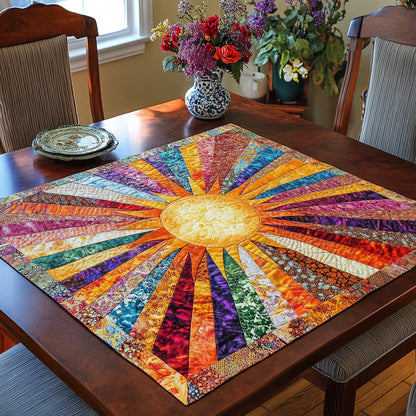 Sunburst Bliss Quilted Table Topper NCU0PVL534
