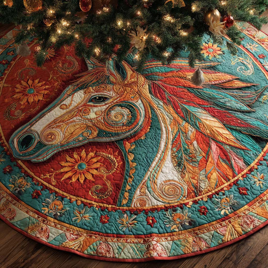 Sunburst Spirit Quilted Tree Skirt NCU0NXD651