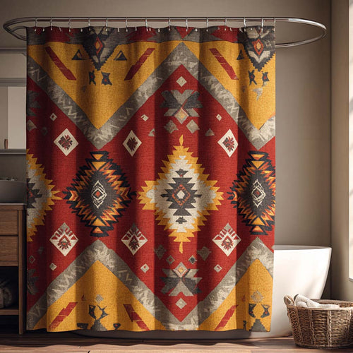 Sunfire Pueblo Star Shower Curtain NCU0NXD1396