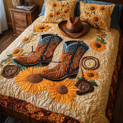 Sunflower Boots Duvet Cover Set NCU0DDK317