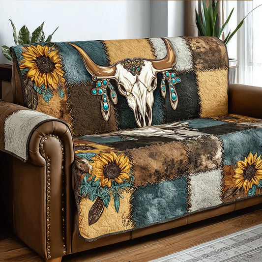 Sunflower Canyon Skull Quilted Sofa Cover NCU0LDH050