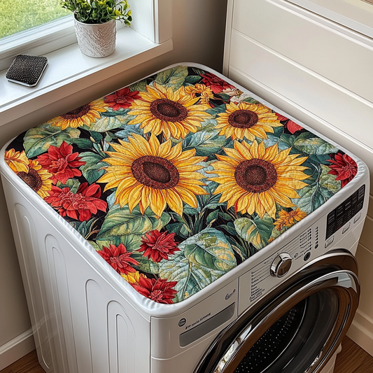 Sunflower Charm Quilted Washer and Dryer Cover NCU0DDK808