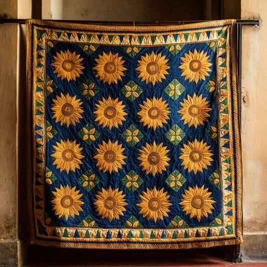 Sunflower Essence Quilted Blanket NCU0DDK2329