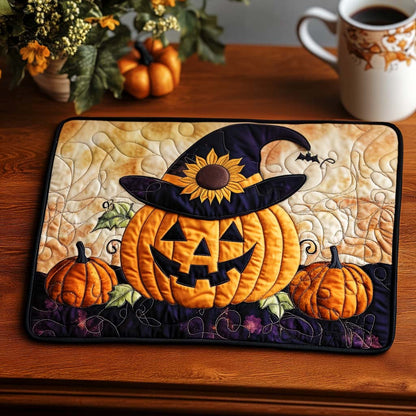 Sunflower Witch Quilted Placemat NCU0NT963