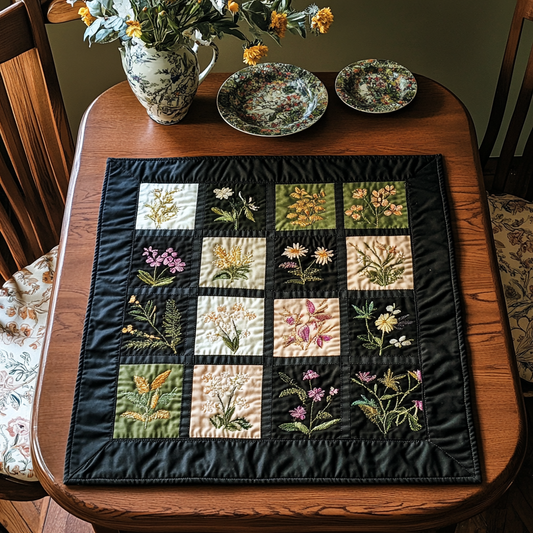 Sunlit Bloom Quilted Table Topper NCU0DDK508