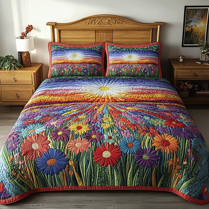 Sunlit Blooms Duvet Cover Set NCU0PVL264