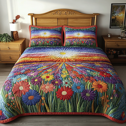 Sunlit Blooms Duvet Cover Set NCU0PVL264