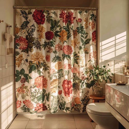 Sunlit Blooms Shower Curtain NCU0LDH559