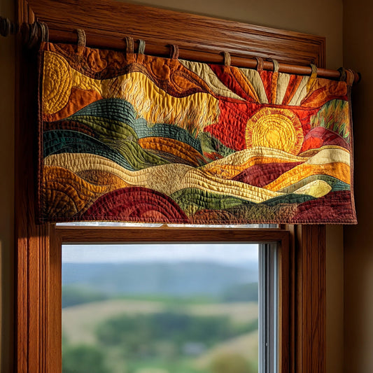 Sunlit Harmony Quilted Valance NCU0PVL475