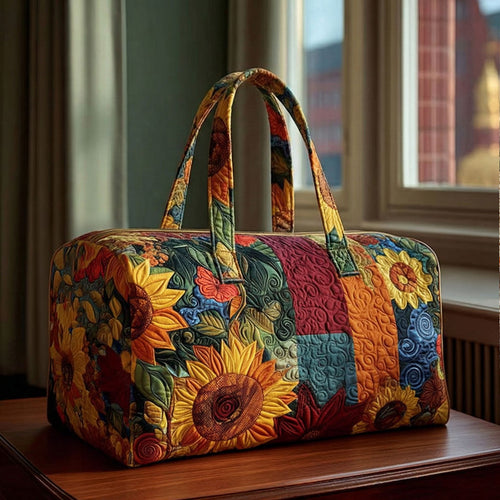 Sunlit Meadow Quilted Duffle Bag NCU0PTT2895