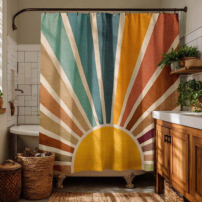 Sunlit Valley Shower Curtain NCU0NNT2896