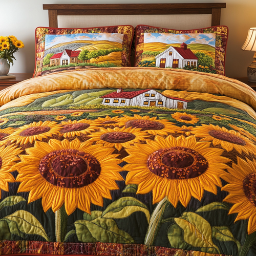 Sunny Bloom Duvet Cover Set NCU0PVL142