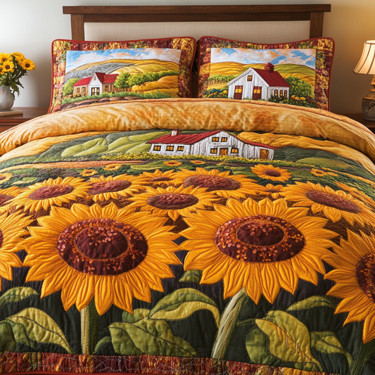 Sunny Bloom Duvet Cover Set NCU0PVL142