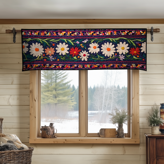 Sunny Bloom Quilted Valance NCU0DDK671
