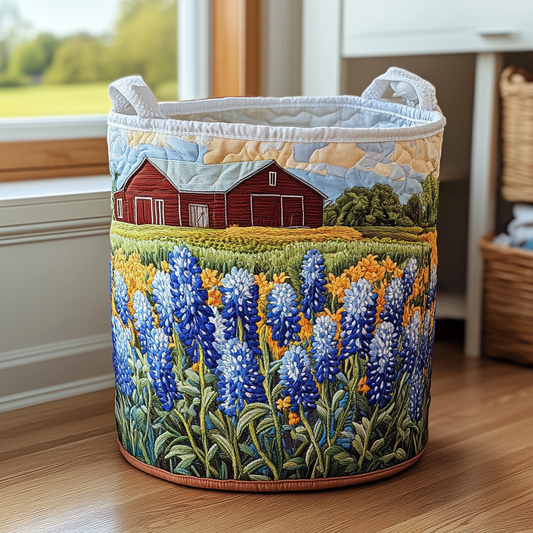 Sunny Cottage Quilted Laundry Basket NCU0DDK914