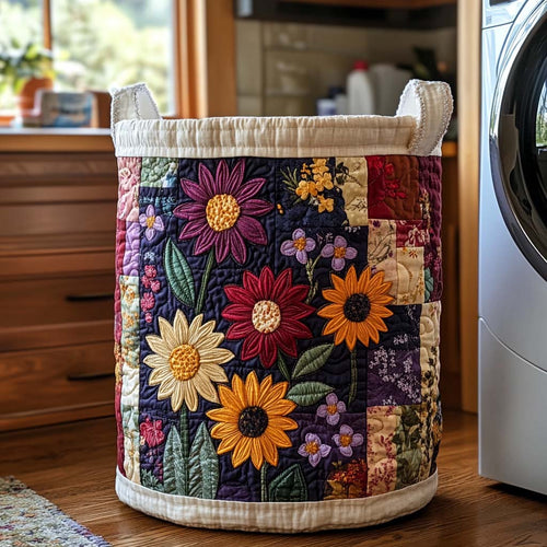 Sunny Days Quilted Laundry Basket NCU0DV712