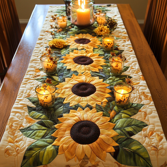 Sunny Delight Quilted Table Runner NCU0NVH308