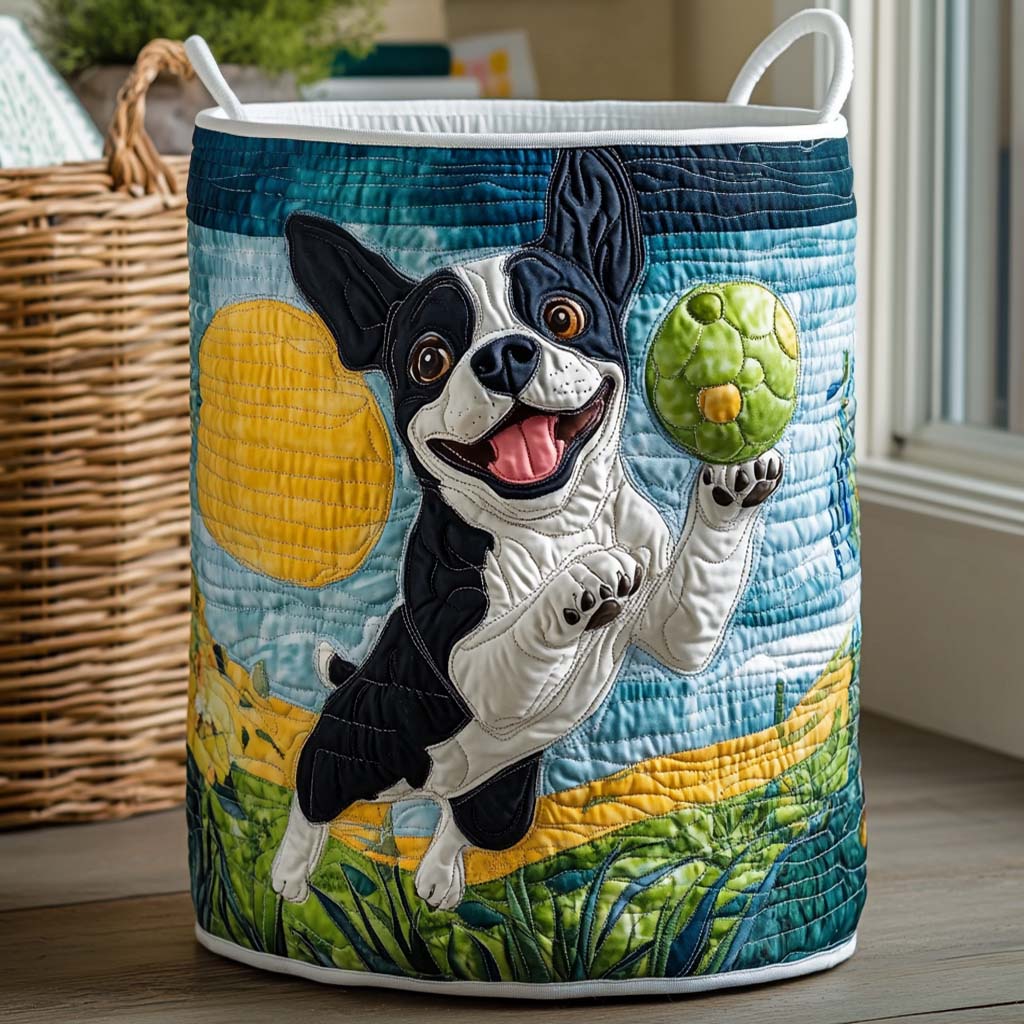 Sunny Fetcher Quilted Laundry Basket NCU0NXD625