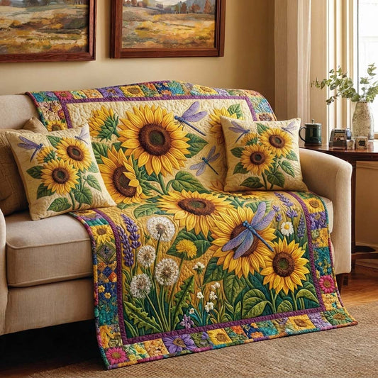 Sunny Field Quilted Blanket NCU0DQQ0811