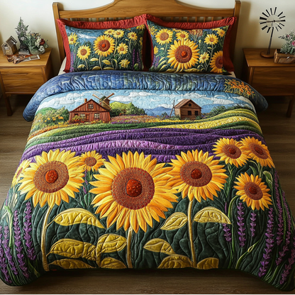 Sunny Garden Path Duvet Cover Set NCU0DDK263