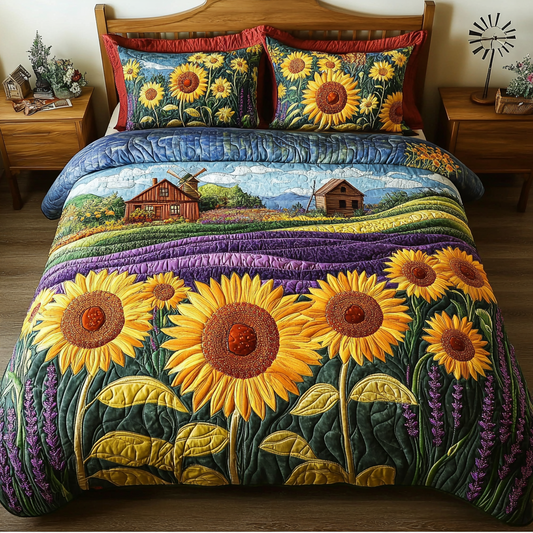 Sunny Garden Path Duvet Cover Set NCU0DDK263