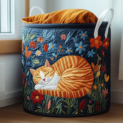 Sunny Nap Quilted Laundry Basket NCU0PVL568