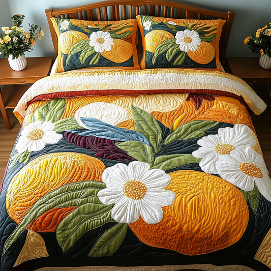 Sunny Petals Duvet Cover Set NCU0DDK369